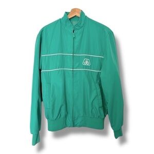 Vintage Avon Men’s Sportswear Green Sport Fall Jacket - Size Medium